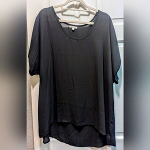 Sheer Black Tunic